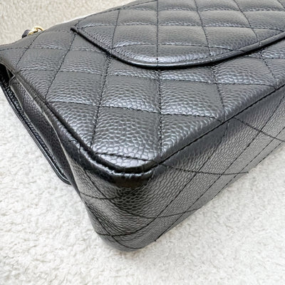 Chanel Medium Classic Flap CF in Black Caviar and GHW