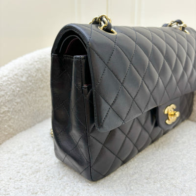 Chanel Medium Classic Flap CF in Black Lambskin and GHW