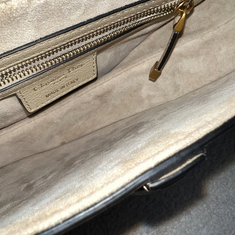 Dior Medium Saddle Bag In Sand-Coloured Grained Leather and AGHW (Model: M0446CCEH, Colour: M39U)