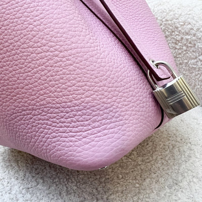 Hermes Picotin 18 in Mauve Sylvestre Clemence Leather and PHW