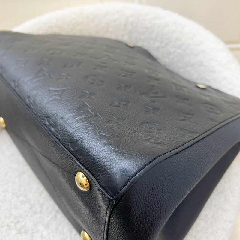 LV Montaigne MM in Black Empreinte Leather and GHW