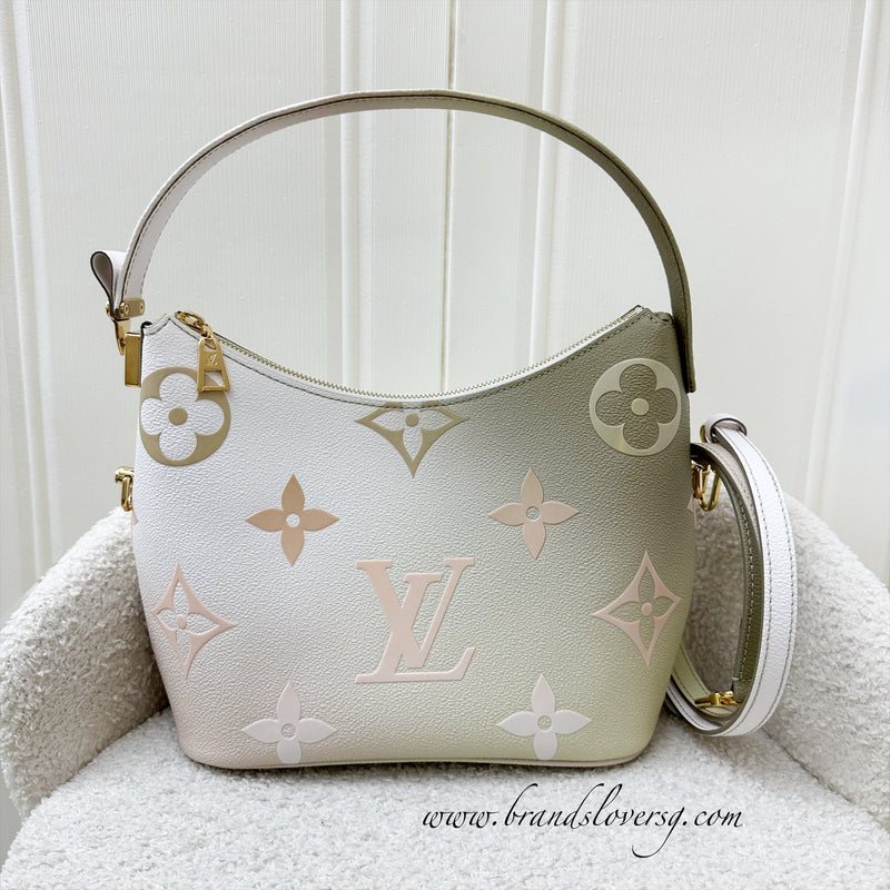 Louis Vuitton LV Marshmallow Bag in Cream Ombre Coated Canvas and GHW