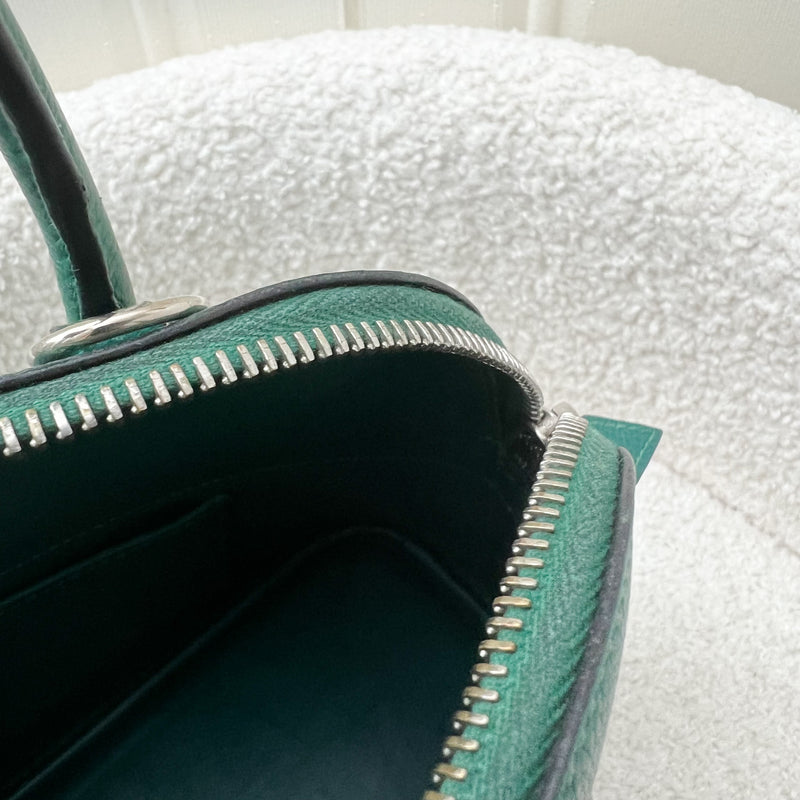 Hermes Bolide 27 in Malachite Epsom Leather and PHW