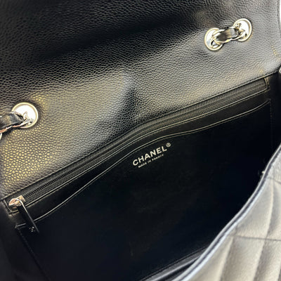 Chanel Jumbo Classic Flap SF in Black Caviar and SHW