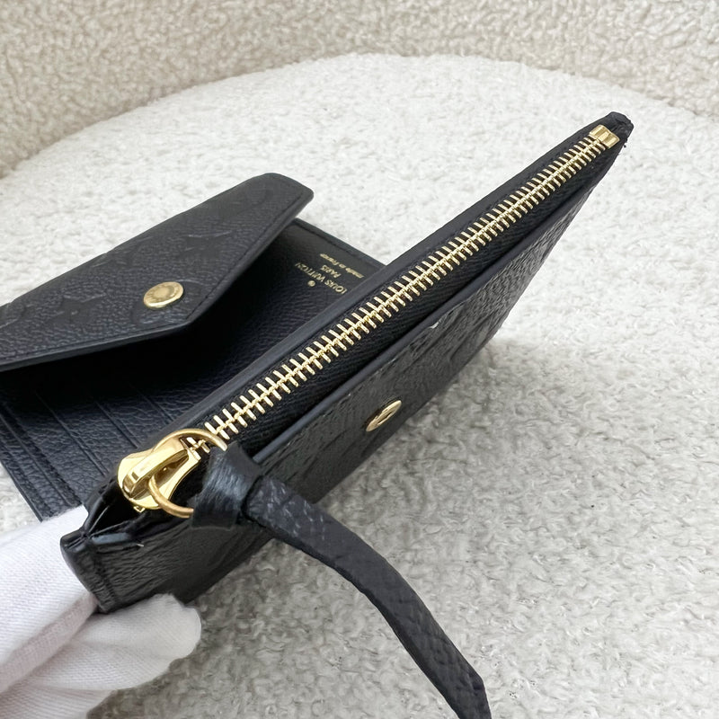 LV Victorine Wallet in Black Empreinte Leather and GHW