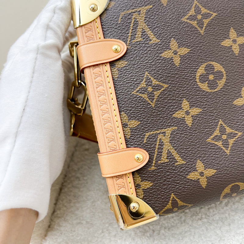 LV Side Trunk MM Bag in Monogram Canvas and GHW