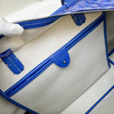 Goyard Artois PM Tote in Sky Blue Signature Canvas