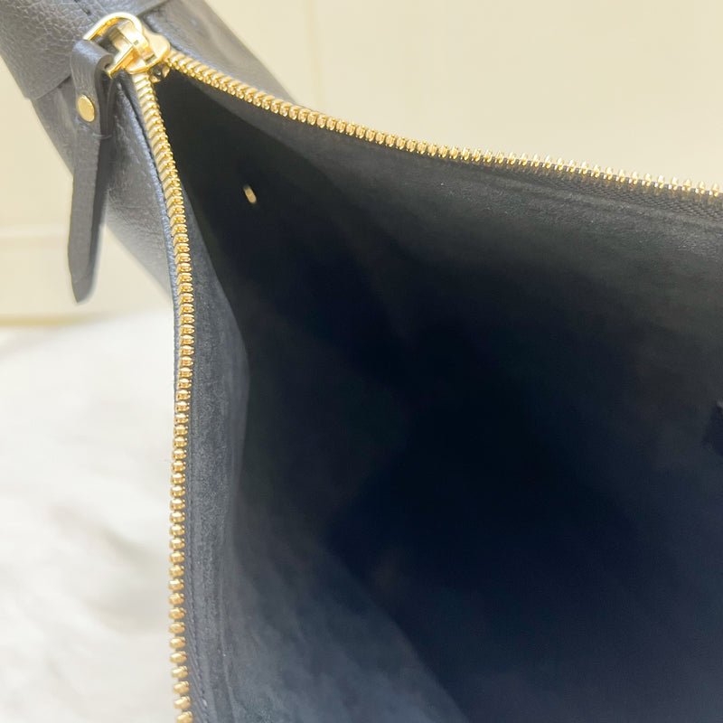 LV Loop Hobo in Black Noir Empreinte Leather and GHW (With Detachable Pouch)