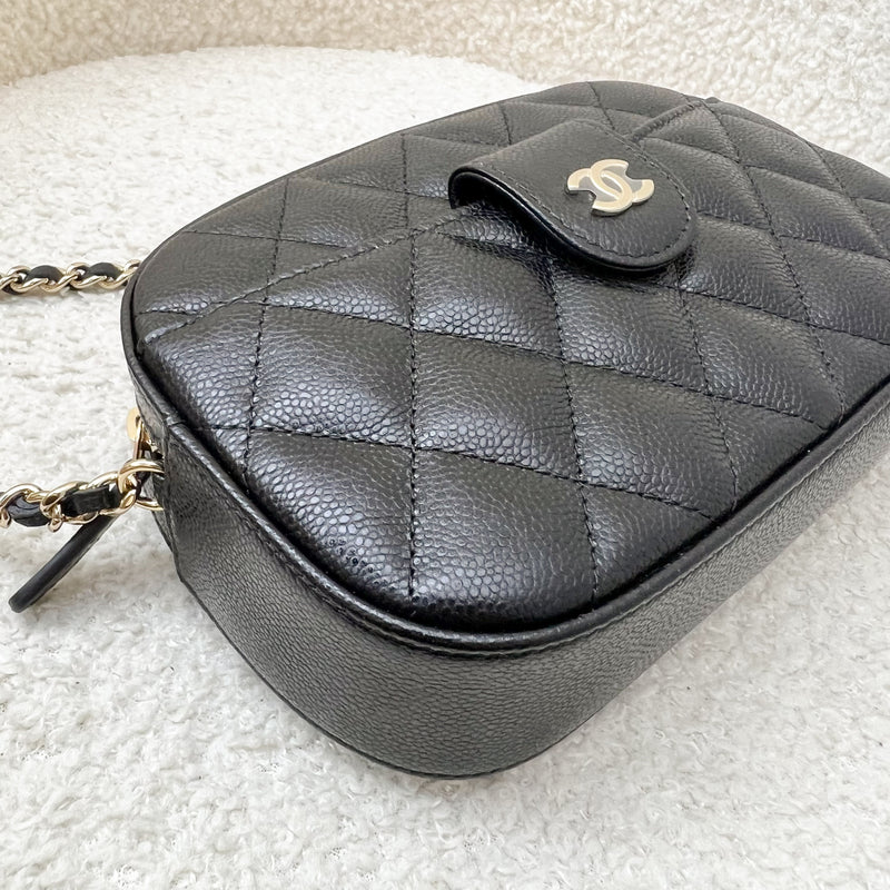 Chanel 24S Mini Camera Bag in Black Caviar and LGHW