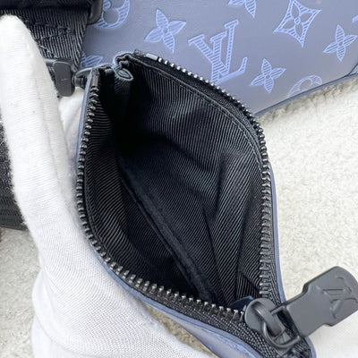 LV DUO Navy Messenger Bag in Monogram Canvas BHW