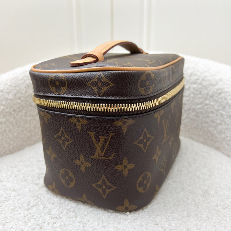 LV Nice Mini Toiletry Pouch in Monogram Canvas GHW