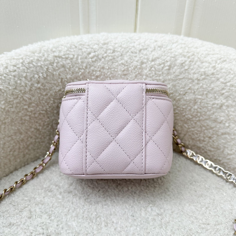 Chanel 22S Mini Vanity in Pink Caviar and LGHW