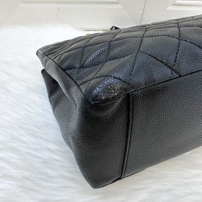 Chanel Grand Shopping Tote GST in Black Caviar and GHW