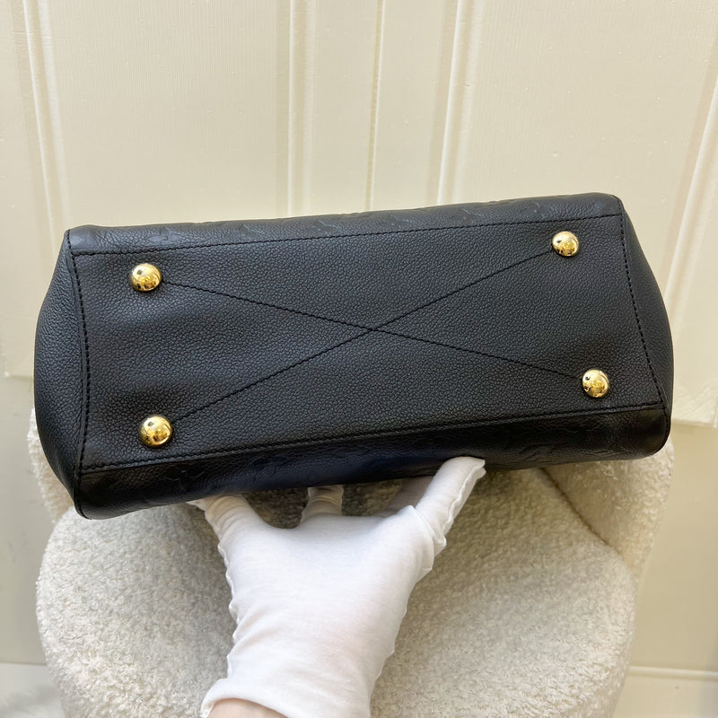 LV Montaigne MM in Black Empreinte Leather and GHW