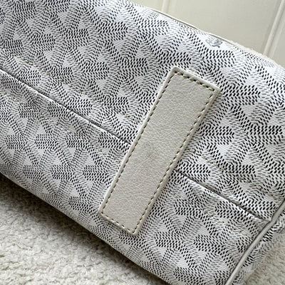 Goyard Rouette Souple PM in Blanc White Signature Canvas