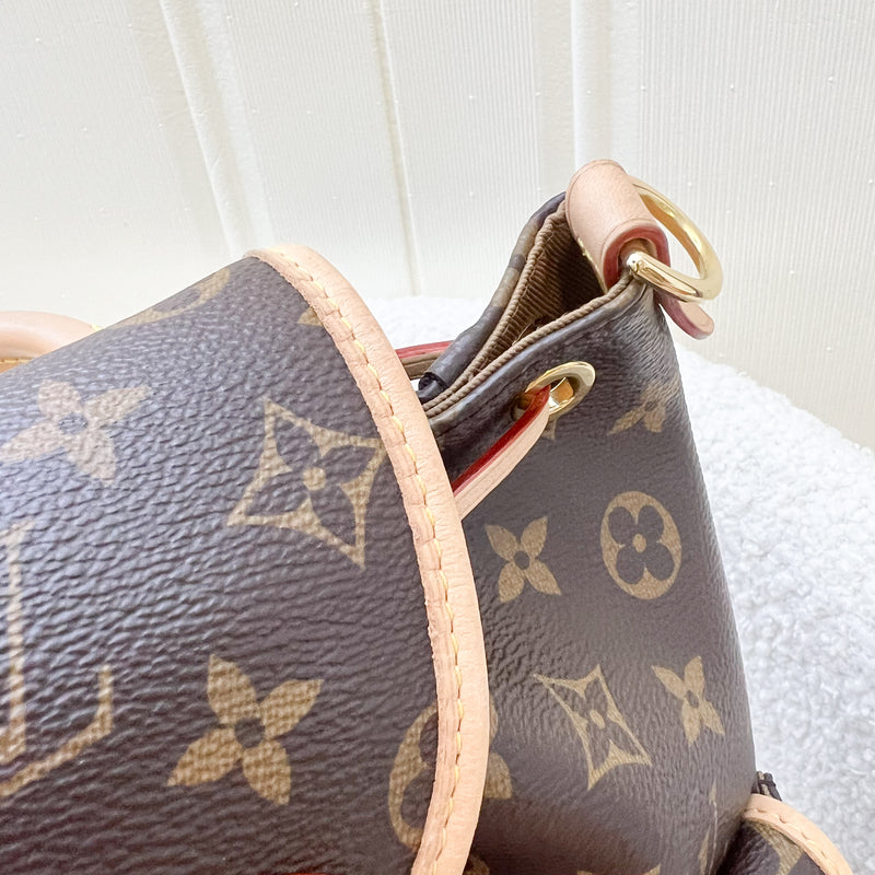 LV Excursion PM Backpack Bag in Monogram Canvas and GHW