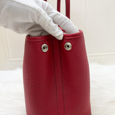 Hermes Garden Party 30 in Rouge Piment Negonda Leather and SHW