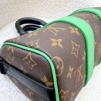 LV Macassar Keepall 25 in Monogram Canvas and Black HW