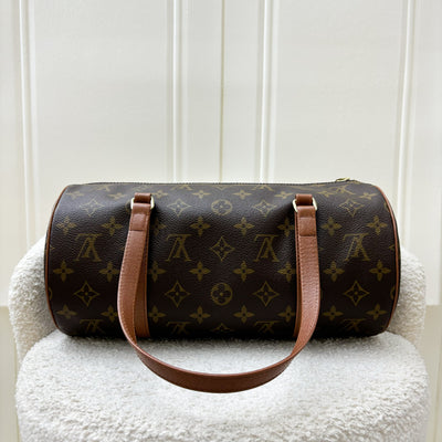 LV Vintage Papillon 30 Top Handle Bag in Monogram Canvas and GHW