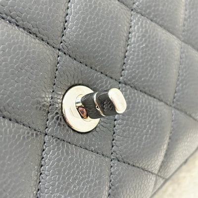 Chanel Jumbo Classic Flap SF in Black Caviar and SHW