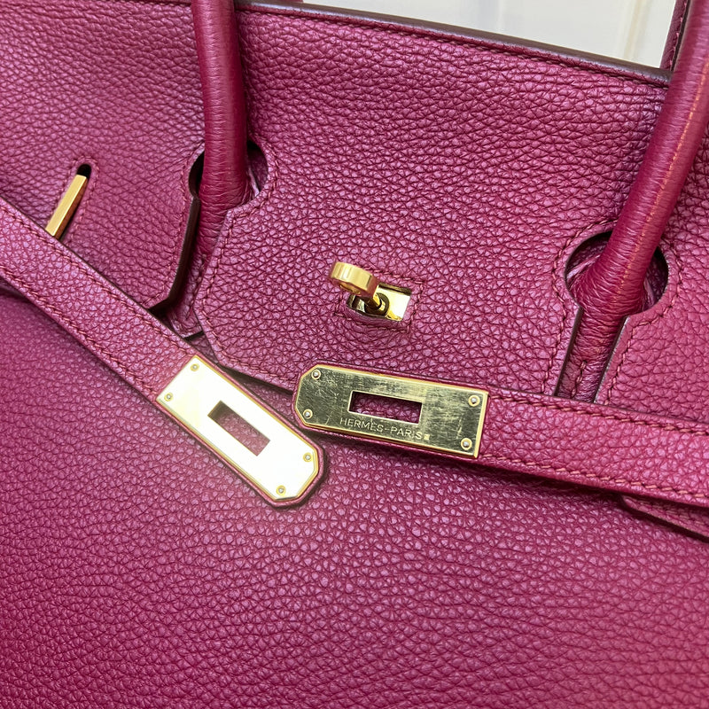 Hermes Birkin 35 in Rubis Togo Leather and GHW