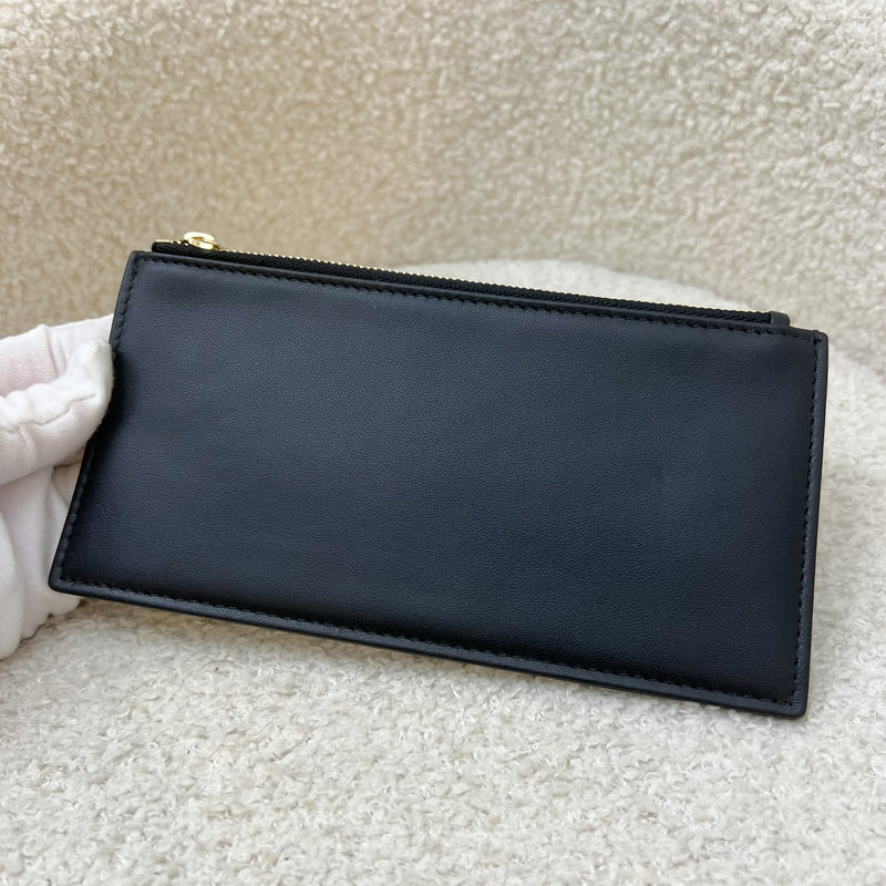 Dior Lady Dior Pouch / Wallet on Chain WOC in Black Cannage Lambskin and LGHW