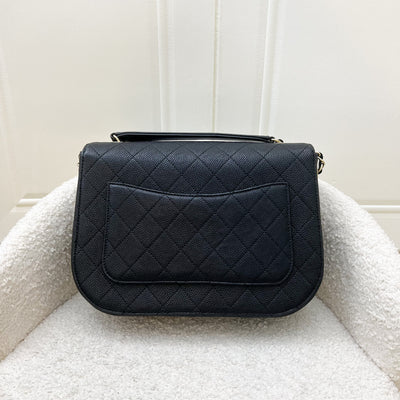 Chanel Thread Around Flap in Black Caviar and LGHW