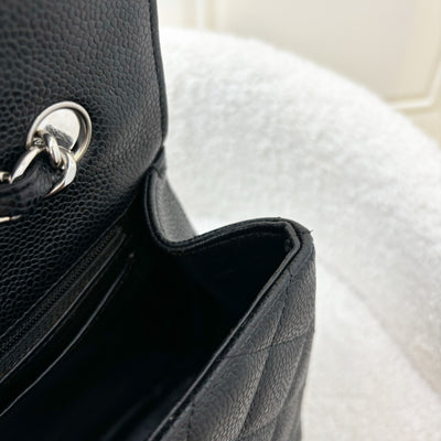 Chanel Jumbo Classic Flap SF in Black Caviar and SHW