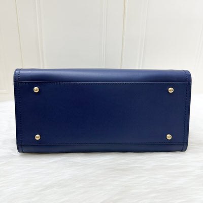 Chanel Small / Medium Deauville Tote in Navy Caviar and AGHW