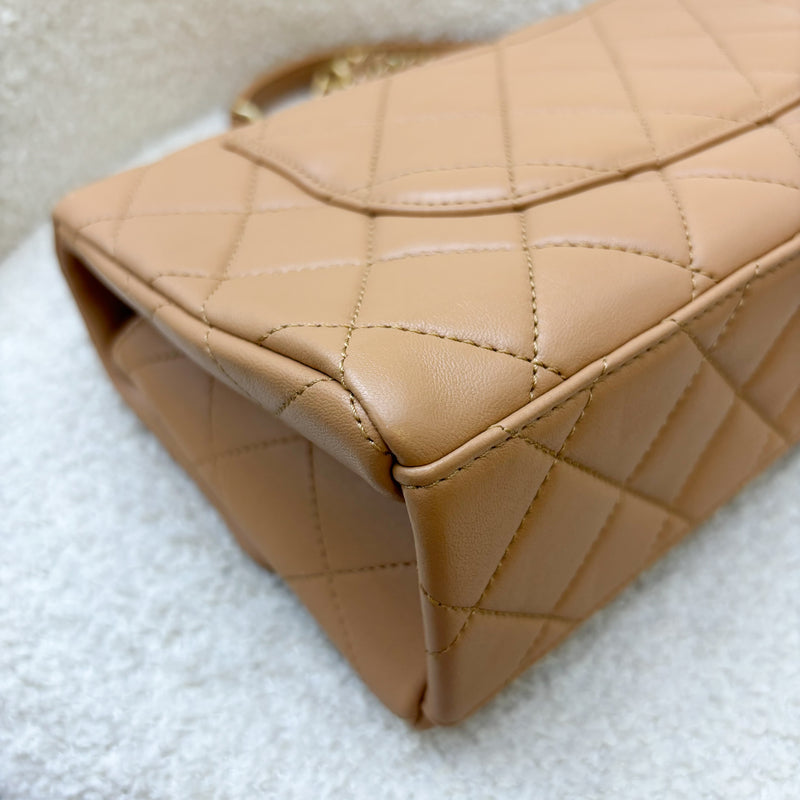 Chanel 23P Seasonal Flap Bag in Caramel Lambskin and AGHW