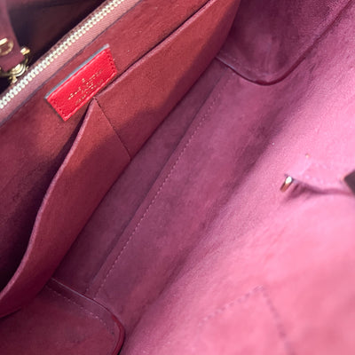 Louis Vuitton LV Kimono Tote Bag in Monogram Canvas, Red Leather and GHW