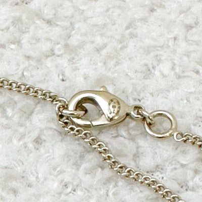 Chanel CC Necklace with Dangling Pearl in LGHW