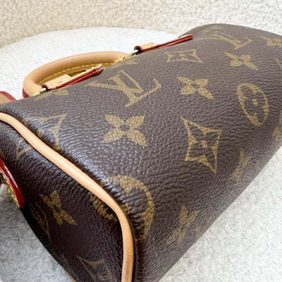 LV Nano Speedy in Monogram Canvas and GHW