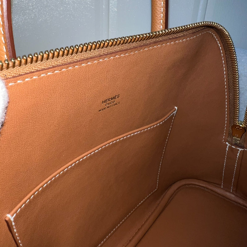 Hermes Bolide 25 in Gold Epsom Leather and GHW