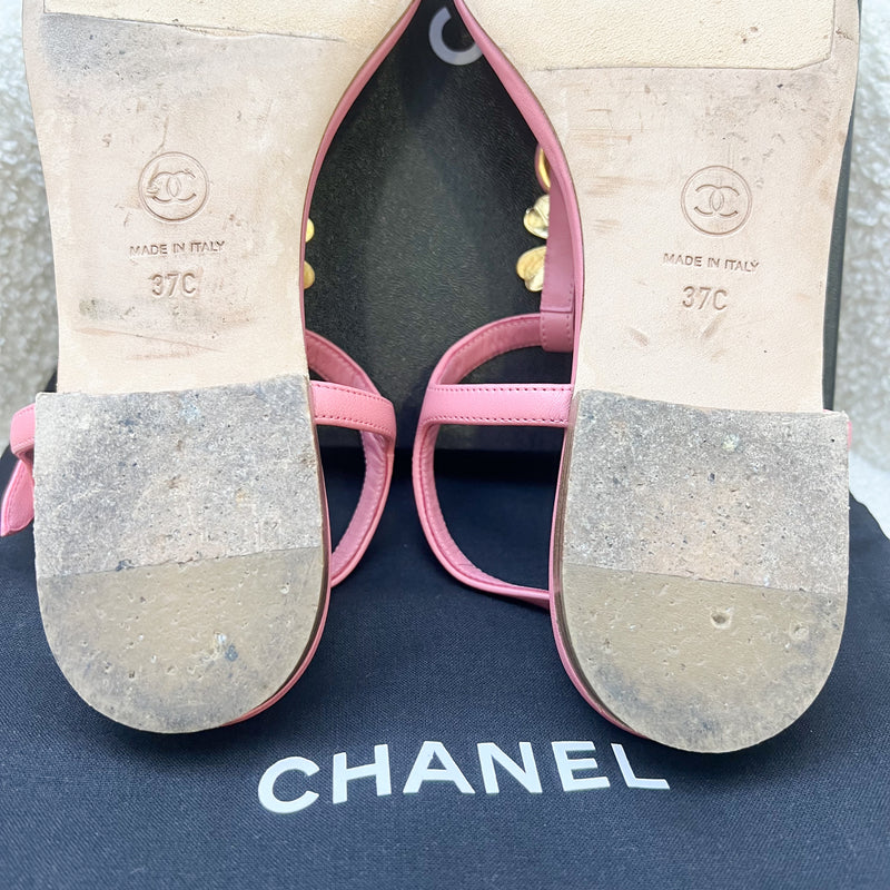 Chanel Pink Sandels in Size 37