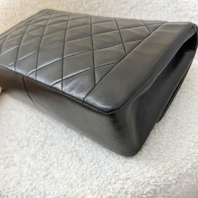 Chanel Medium Diana Flap in Black Lambskin and 24K Plated GHW