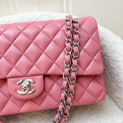 Chanel Medium Classic Flap CF in Pink Lambskin and SHW