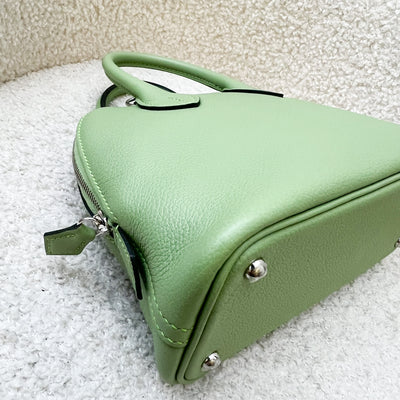 Hermes Mini Bolide in Vert Criquet Evercolor Leather and PHW