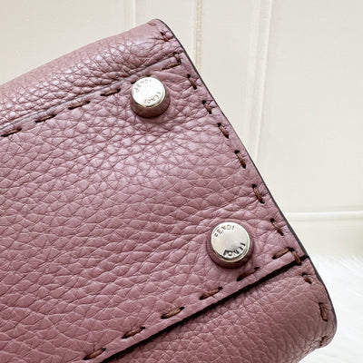 Fendi Medium Peekaboo Selleria Bag in Pink Leather and SHW