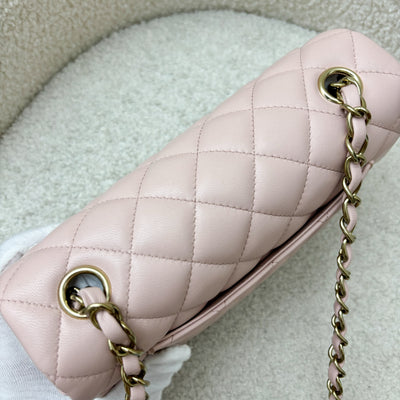 Chanel Mini Rectangle Flap in 23S Pink Lambskin and LGHW