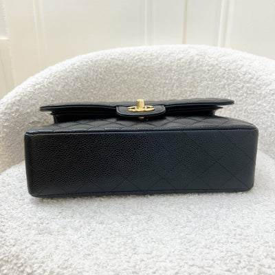 Chanel Small Classic Flap CF in Black Caviar and GHW