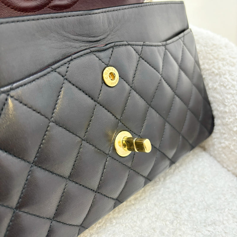 Chanel Medium Classic Flap CF in Black Lambskin and GHW