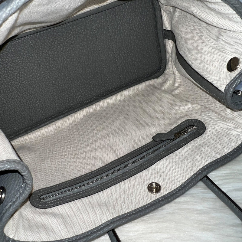 Hermes Garden Party 30 in Gris Meyer Negonda Leather and PHW
