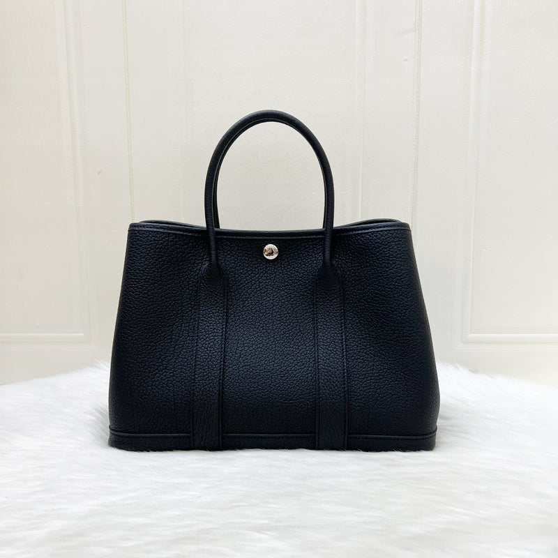[Brand New - 2024] Hermes Garden Party 30 in Noir Black Negonda Leather and PHW