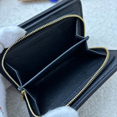 LV Clea Compact Wallet in in Black Monogram Empreinte Leather and GHW