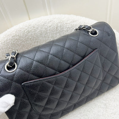 Chanel Medium Classic Flap CF in Black Caviar and SHW