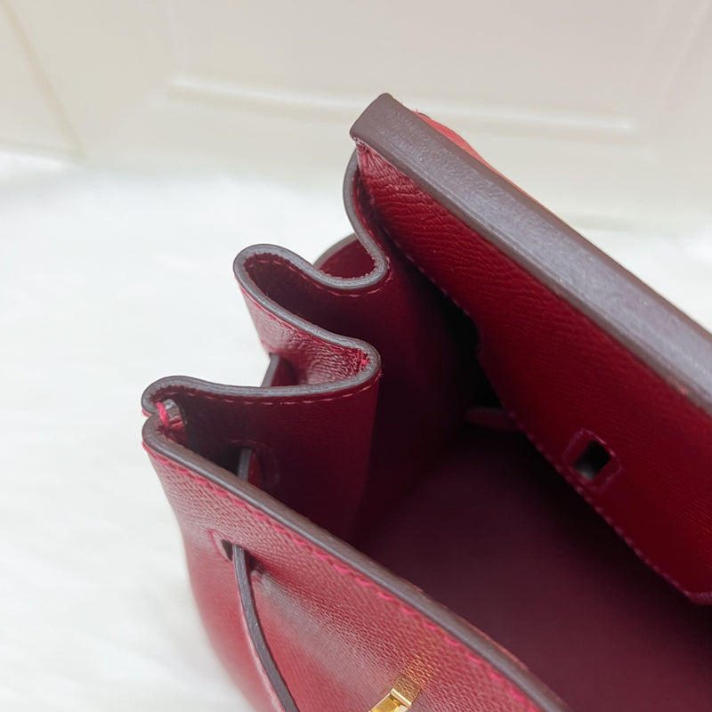 Hermes Birkin 30 in Rouge Casaque Epsom Leather and GHW