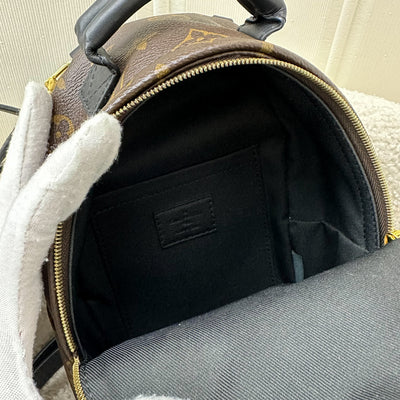 LV Palm Springs Mini Backpack in Monogram Canvas and GHW