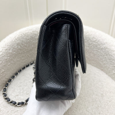 Chanel Medium Classic Flap CF in Black Caviar and SHW