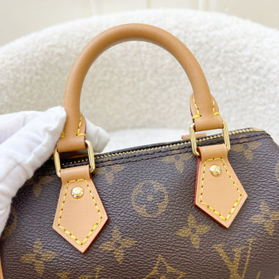 LV Nano Speedy in Monogram Canvas and GHW